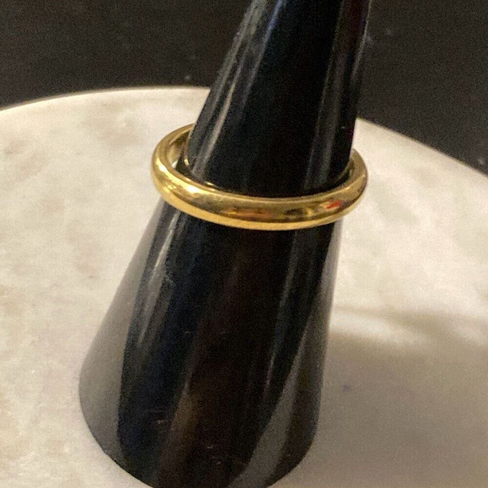 Stainless steel men’s unisex wedding band ring 6.5